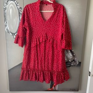 Red Polka Dot Dress